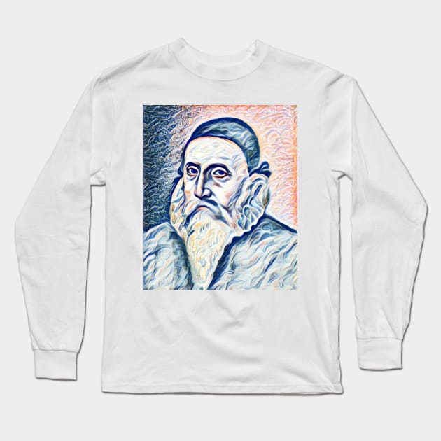 John Dee Portrait | John Dee Artwork 12 Long Sleeve T-Shirt by JustLit